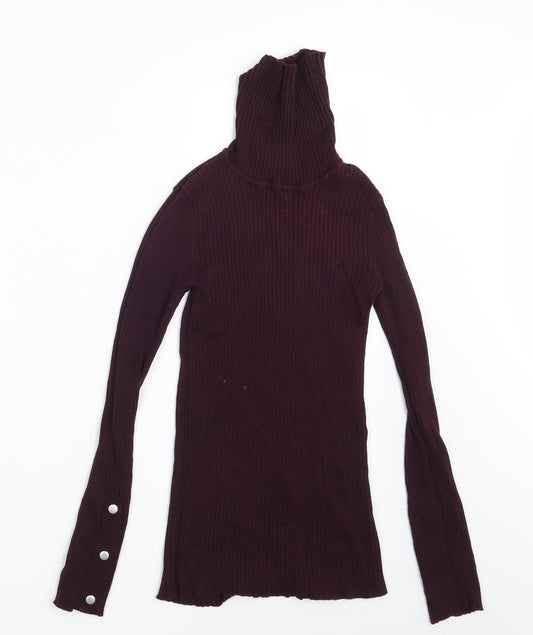 Womens UK Size 8 Avenue Purple Pullover Jumper