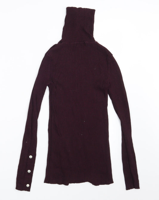 Avenue Womens Purple Pullover Jumper Size 8