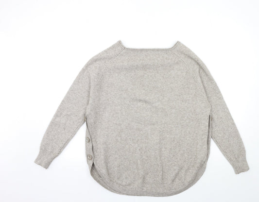 Preworn Womens Brown Knit Pullover Jumper Size M