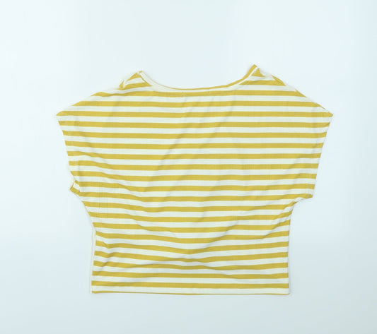 Primark Womens Multicoloured Striped Basic Blouse Size S