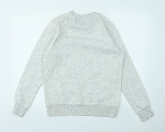 Brave Soul Mens Grey Pullover Jumper Size M