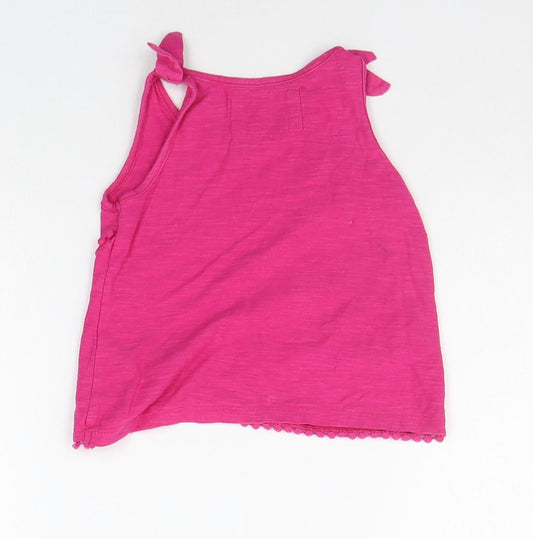 TU Baby Pink Basic Tank Size 12-18 Months