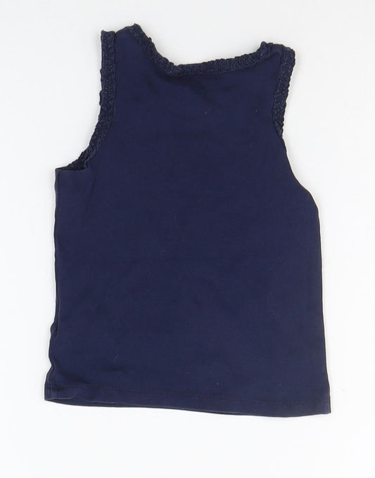 NEXT Baby Blue Basic Tank Size 12-18 Months