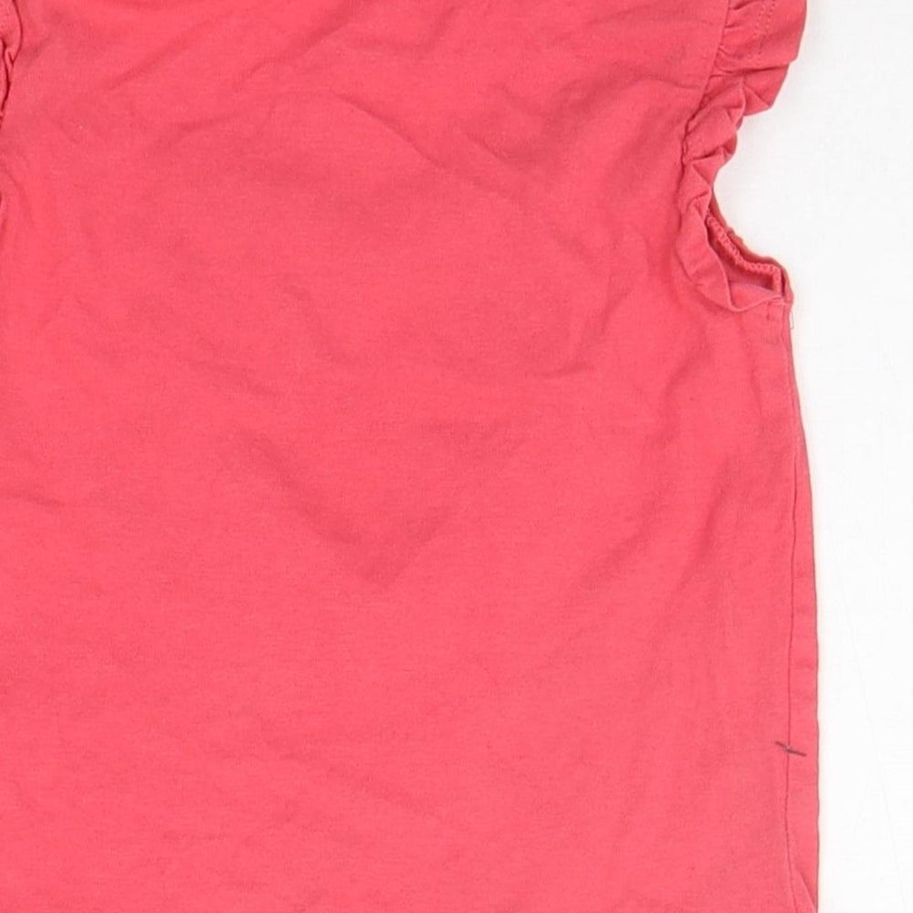 Brand and care label for F&F Baby Pink Basic T-Shirt, size 12-18, Months - HEART