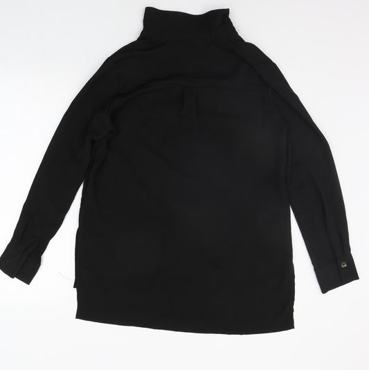 Primark Womens Black Shirt Dress Size 8