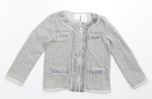 Dylan & Abby Girls Grey Jacket Size 2-3 Years