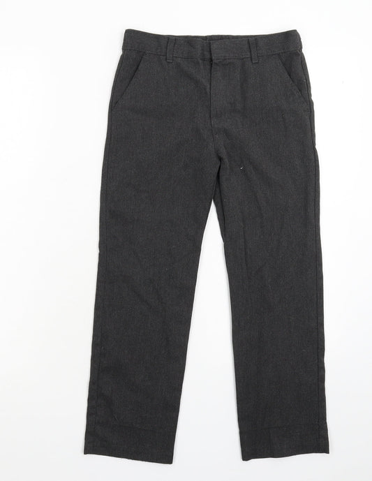 F&F Boys Grey Dress Pants Trousers Size 8-9 Years