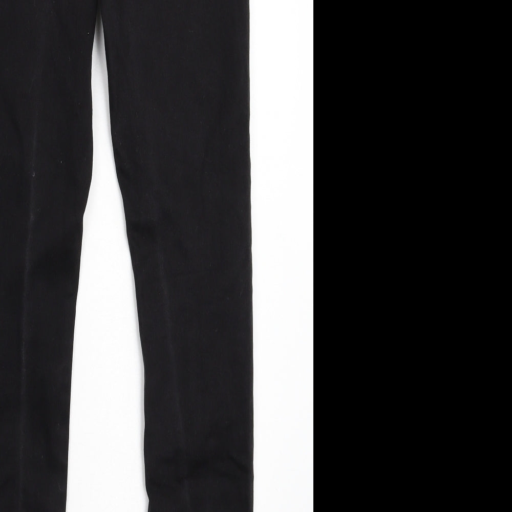 Denim & Co. Womens Black Denim Jegging Jeans Size 8 L30 in