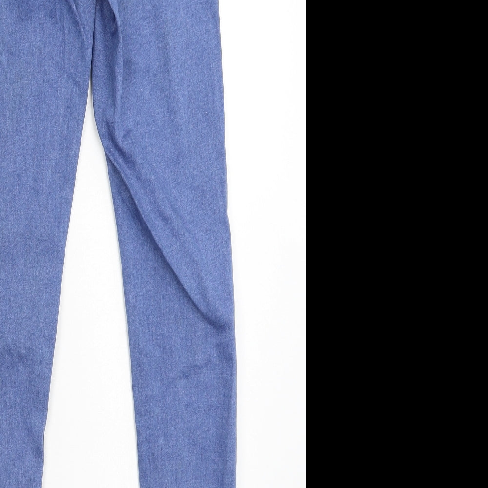 Denim & Co. Womens Blue Denim Jegging Jeans Size 6 L28 in