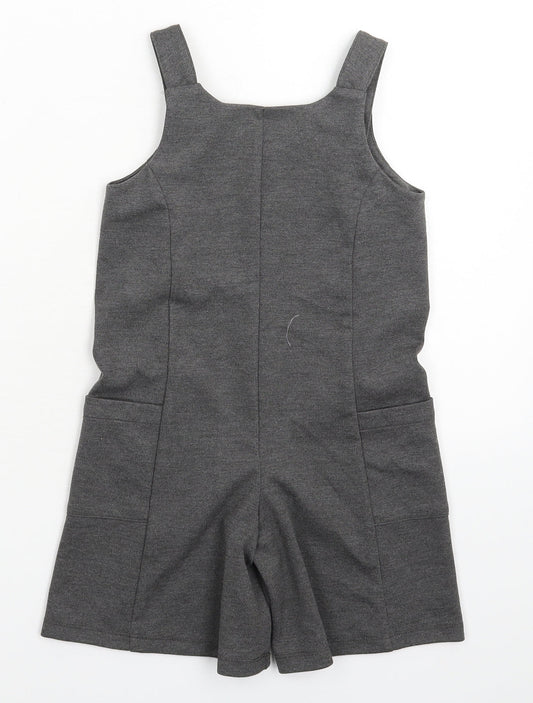 George Girls Grey Jumpsuit One-Piece Size 4-5 Years