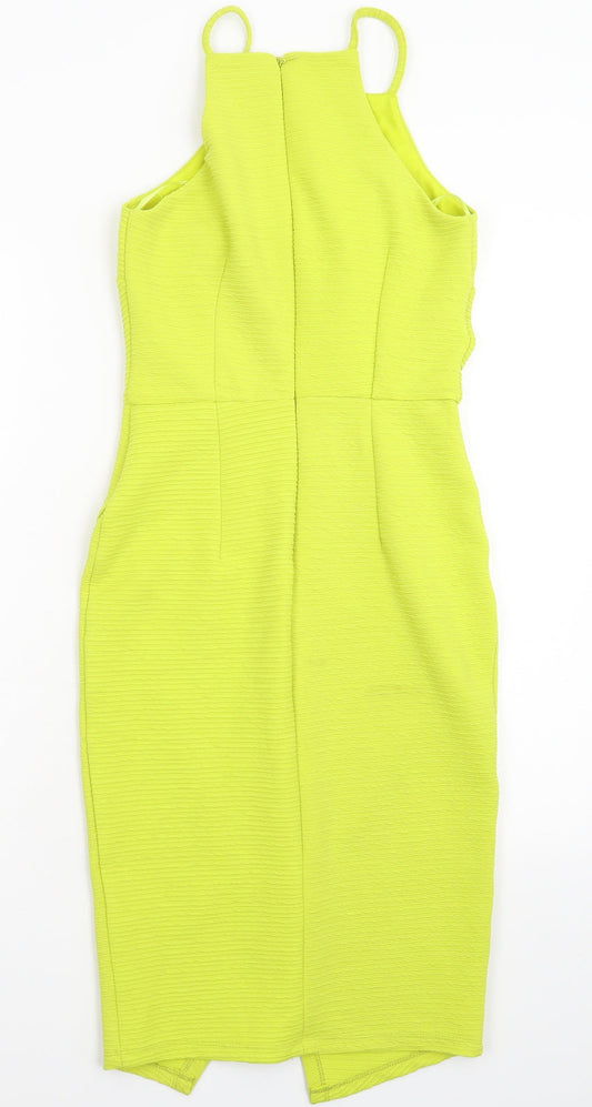New Look Womens Green Bodycon Size 8