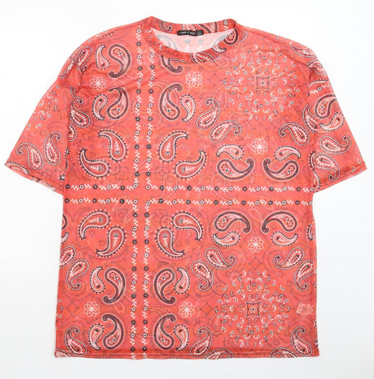 Additional front view of I SAW IT FIRST women’s multicoloured mini, size UK 10