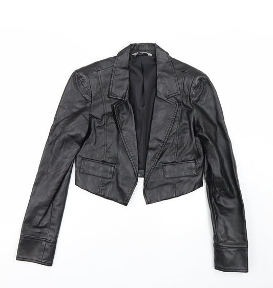 Red Herring Womens Black Jacket Size 10
