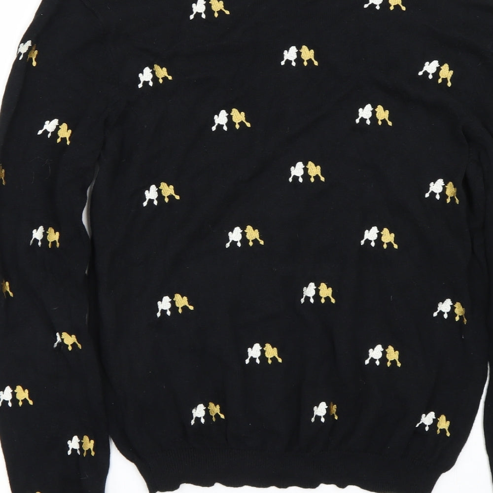 Womens UK Size 14 Evie Black Pullover Jumper
