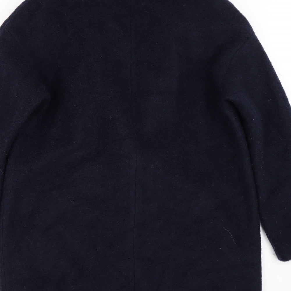 Womens UK Size 14 Dorothy Perkins Blue Overcoat