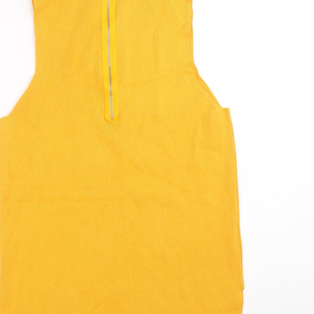 Womens UK Size 8 ASOS Yellow Pullover Jumper