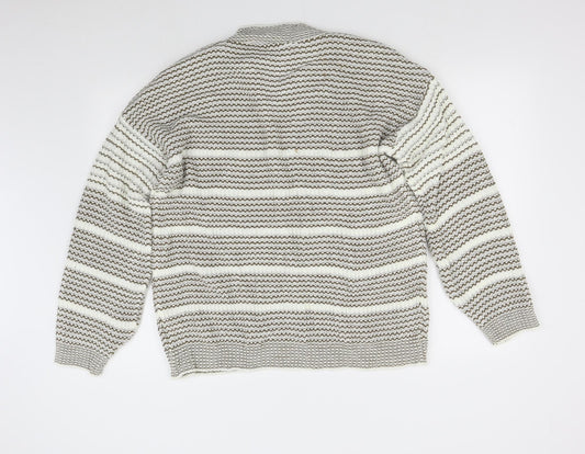 Womens UK Size L In the Style Brown Pullover Jumper
