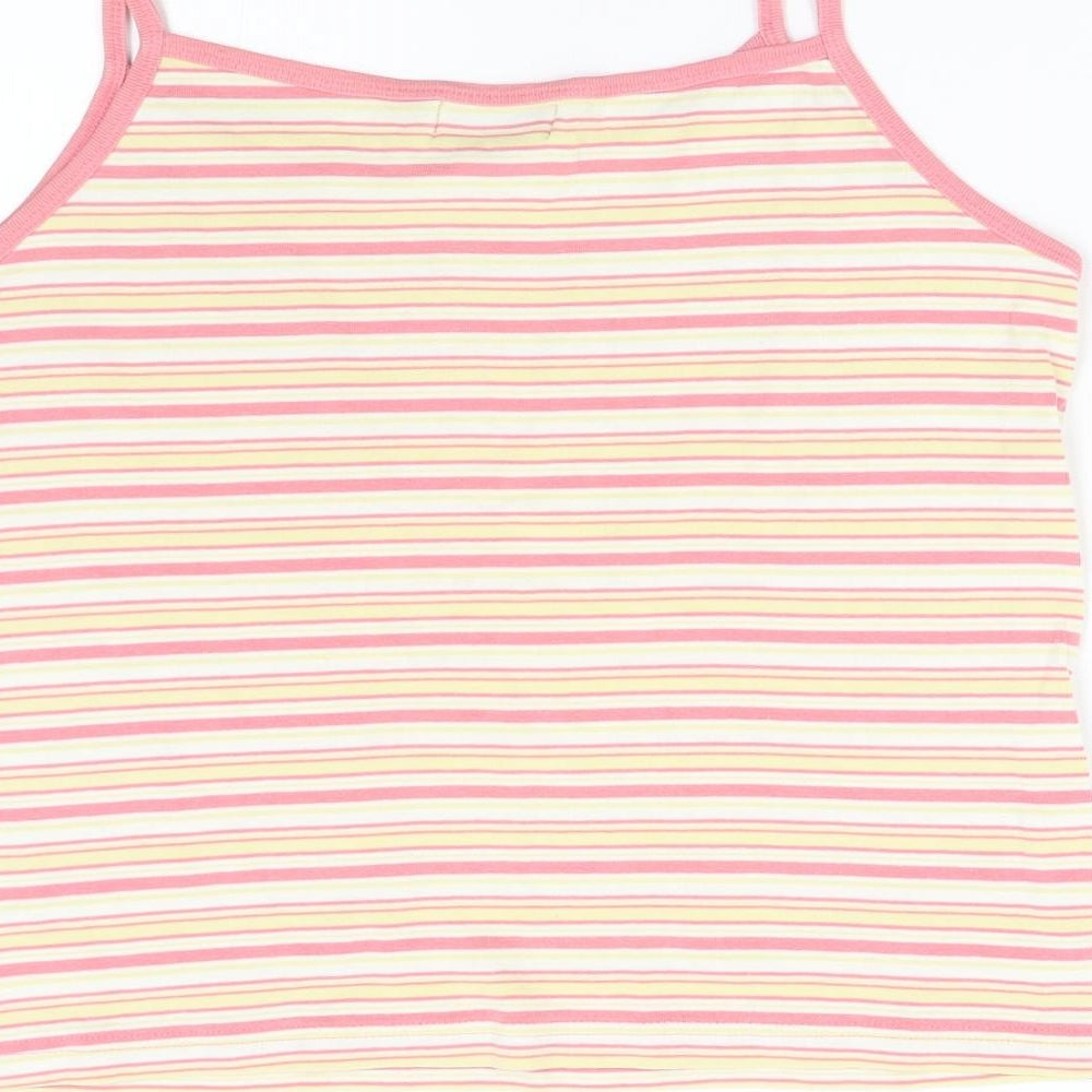 Bonmarché Womens Multicoloured Striped Basic Tank Size M