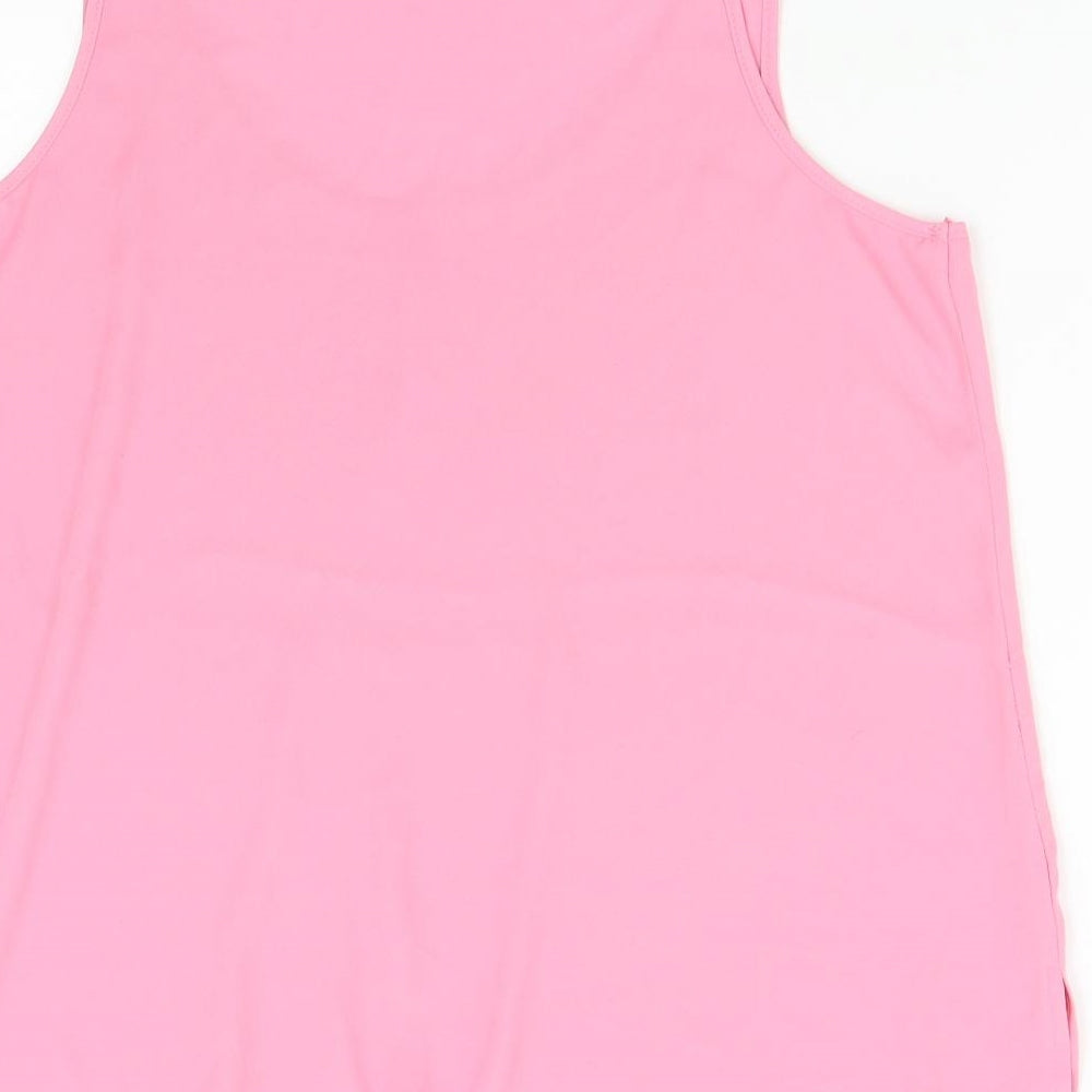 Womens UK Size M Preworn Pink Camisole Tank
