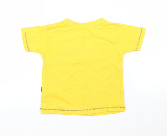 Primark Boys Yellow Basic T-Shirt Size 12 Months