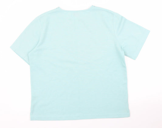 Bonmarché Womens Green Basic T-Shirt Size S