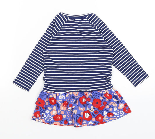 TU Baby Blue Striped T-Shirt Dress Size 12-18 Months