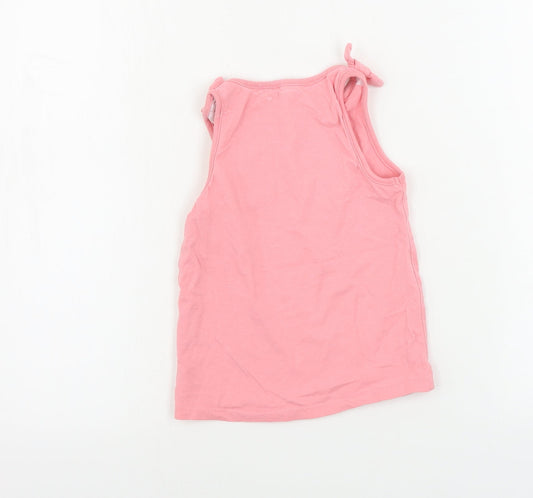 George Girls Pink Camisole T-Shirt Size 5-6 Years