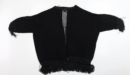 Womens UK Size 14 Atmosphere Black Cardigan Jumper