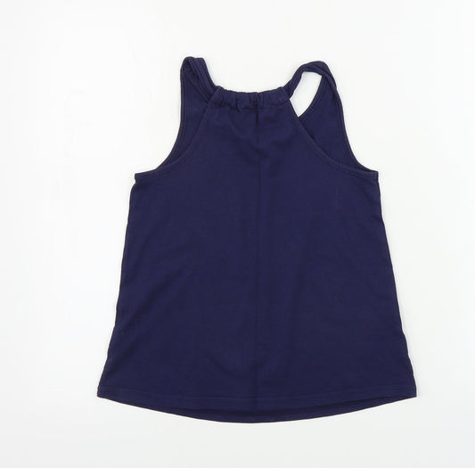Nutmeg Girls Blue Basic T-Shirt Size 9-10 Years