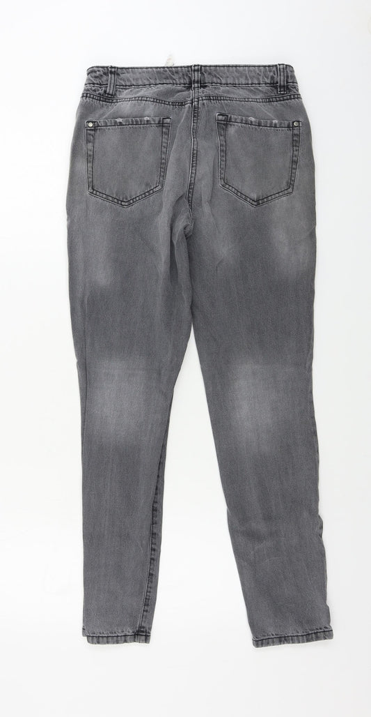 NEXT Womens Grey Skinny Jeans Size 6 L26 in