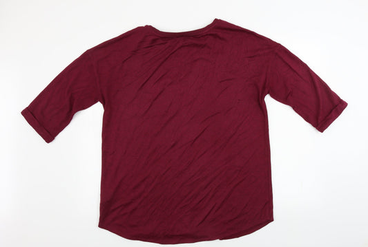 F&F Womens Purple Pullover Jumper Size 16