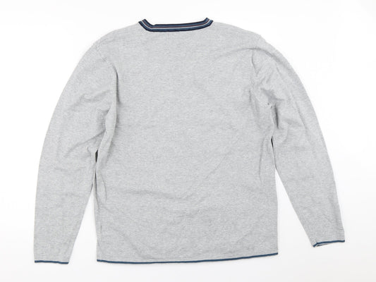 NEXT Mens Grey Pullover Jumper Size L