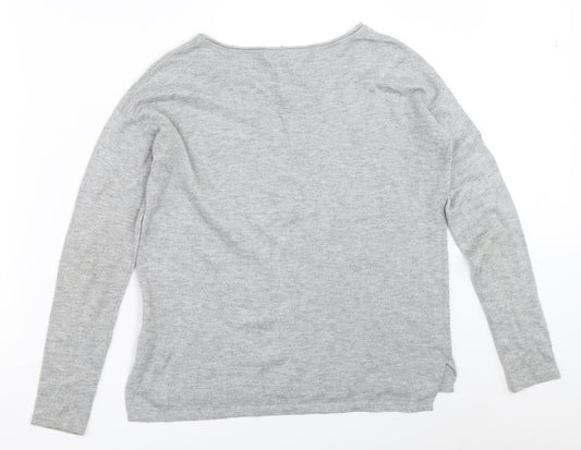 Womens UK Size XS H&M Grey Pullover Jumper
