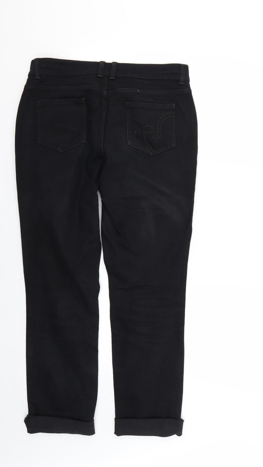 Per Una Womens Black   Skinny Jeans Size 12 L26 in