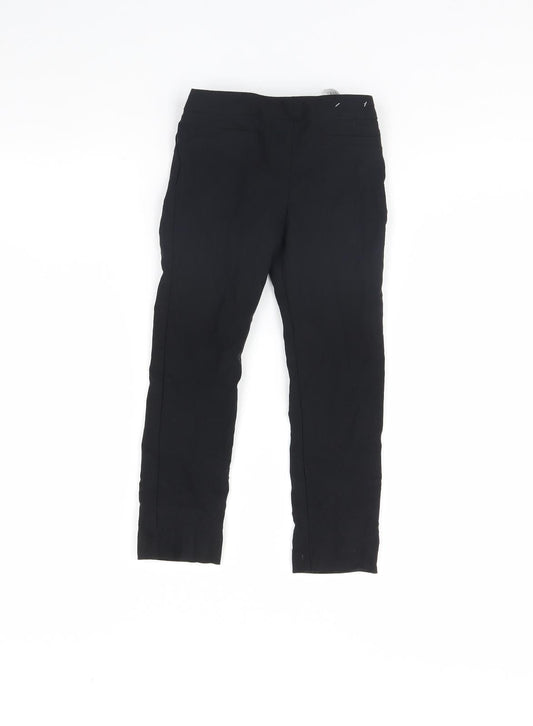 F&F Girls Black Dress Pants Trousers Size 4 Years