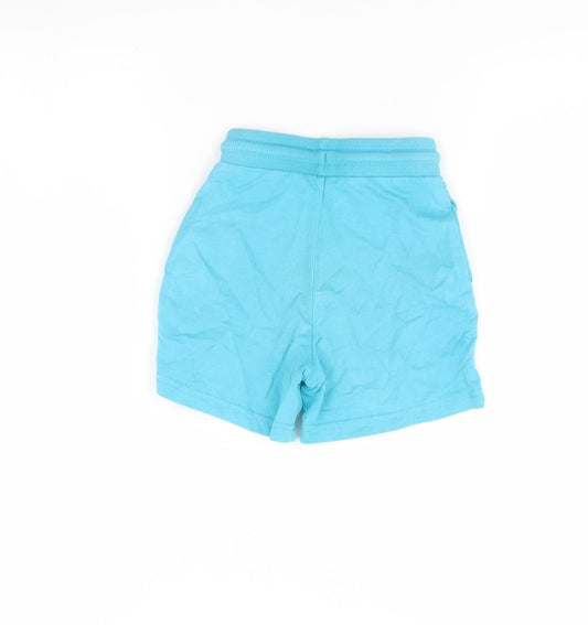George Girls Blue Cropped Trousers Size 18 Months