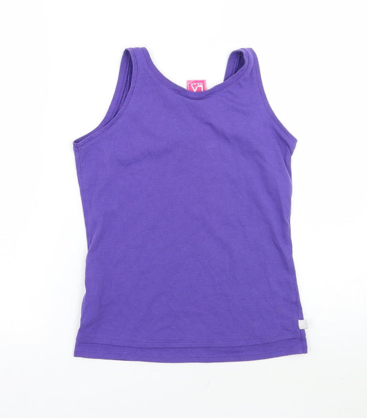 LA Gear Girls Purple Basic Tank Size 13 Years