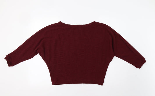 My Dress Room Womens Red Pullover Jumper Size M
