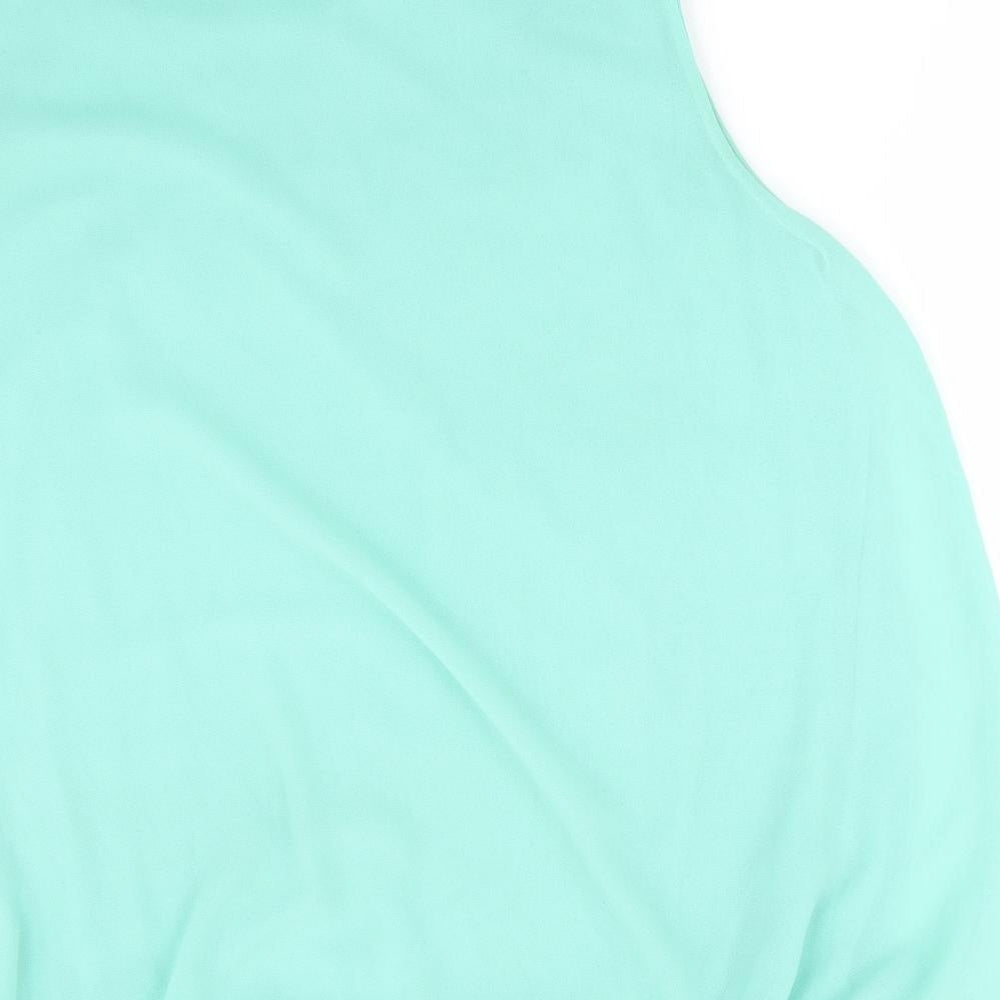 Womens UK Size L Quiz Green Basic Blouse