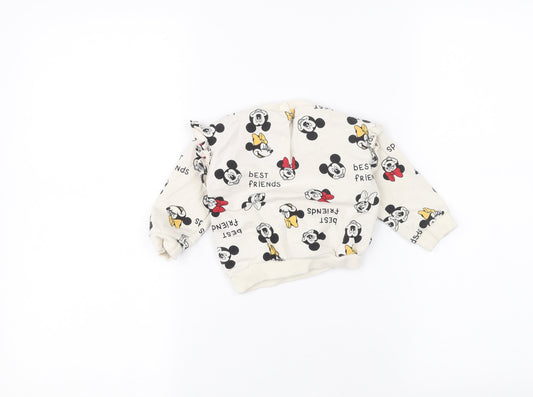 LC Waikiki Baby White Pullover Jumper Size 6-9 Months