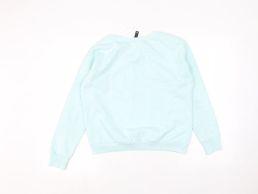 Womens UK Size M H&M Blue Pullover Jumper