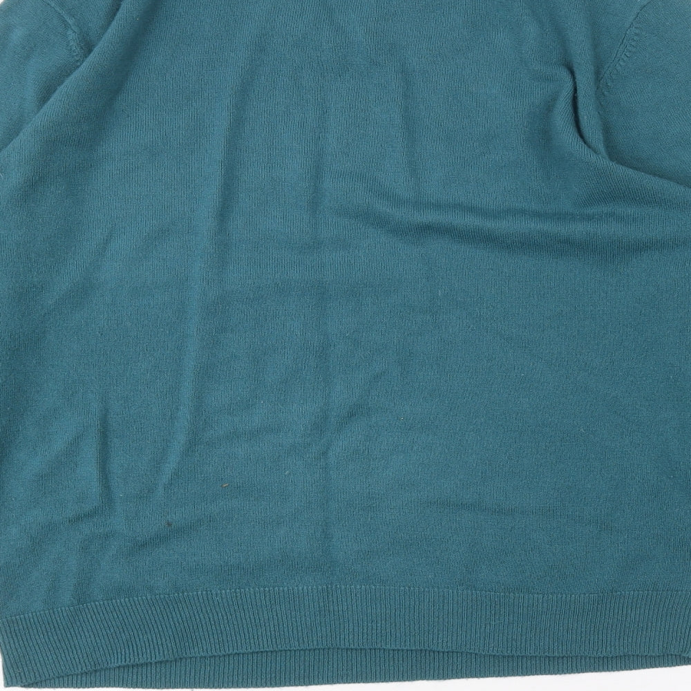 M&Co Mens Blue Pullover Jumper Size M