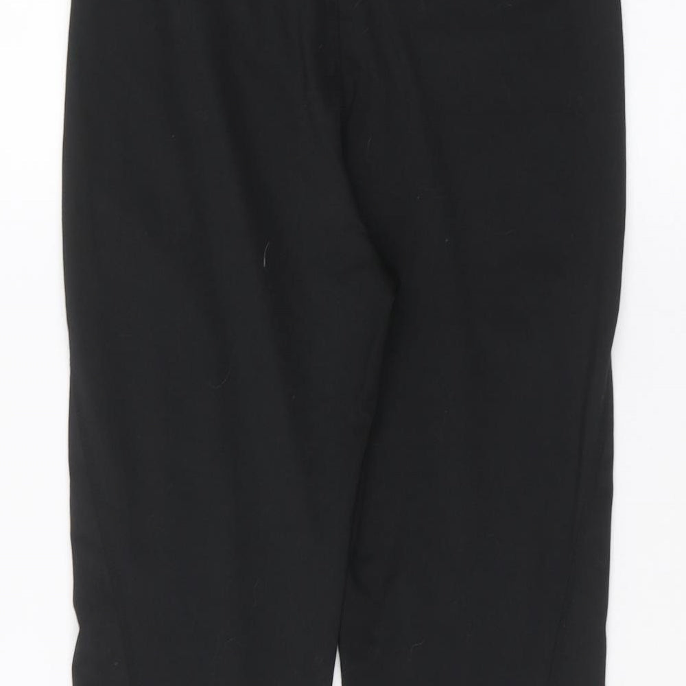 Womens UK Size M H&M Cropped Black Leggings