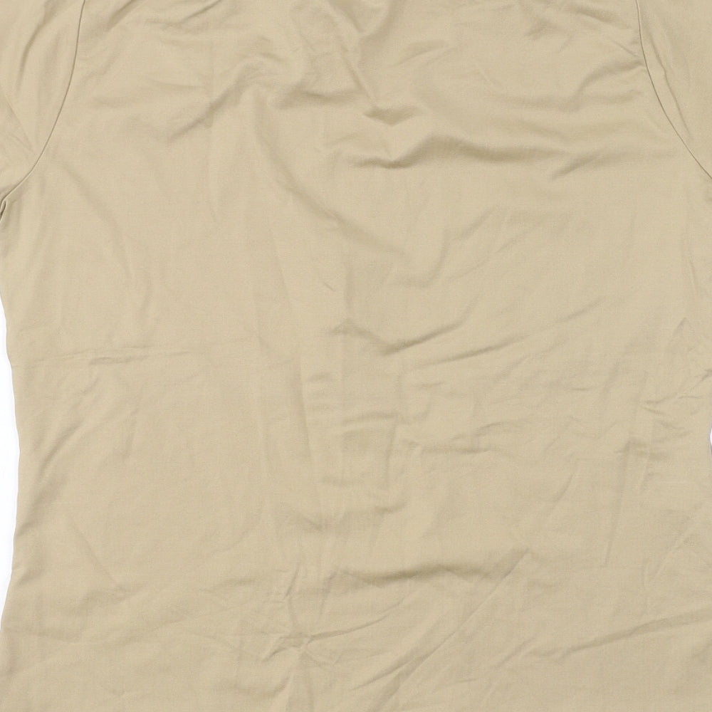 Hennes Womens Beige Basic T-Shirt Size L