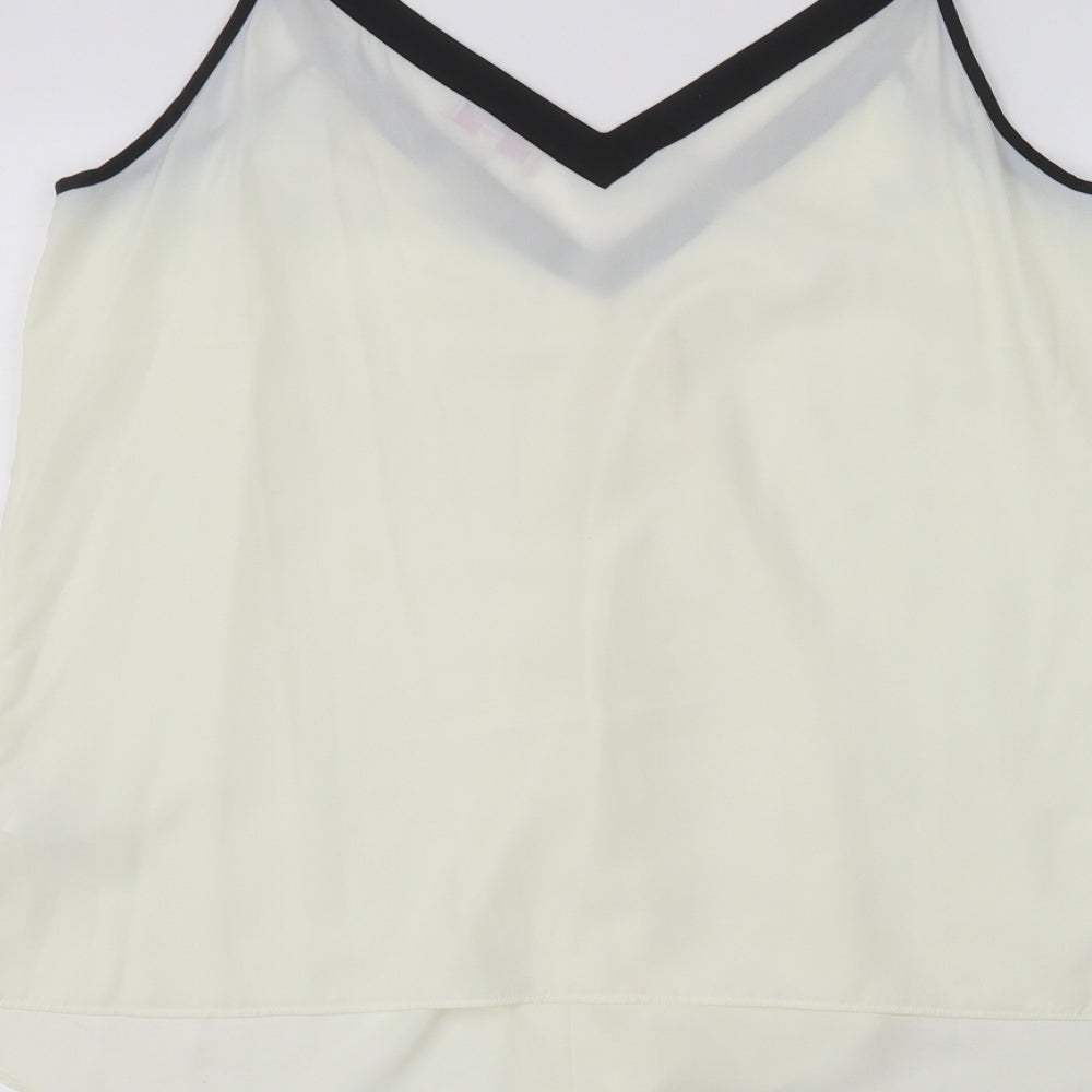 Womens UK Size 16 Per Una White Basic Blouse