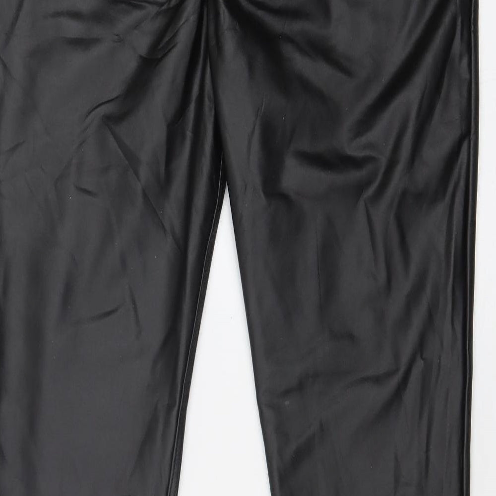Womens UK Size L Preworn Regular Fit Skinny Black Jeans