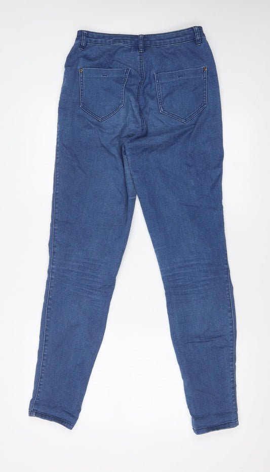 George Womens Blue Skinny Jeans Size 10 L30 in