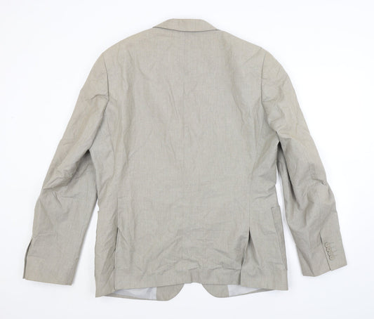 Mens UK Size Preworn Grey Jacket
