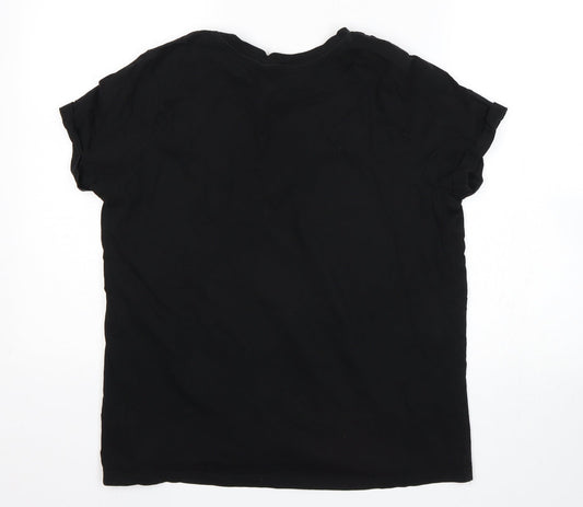 Primark Womens Black Basic T-Shirt Size M