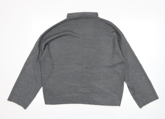 Womens UK Size 14 Very Grey Pullover Jumper